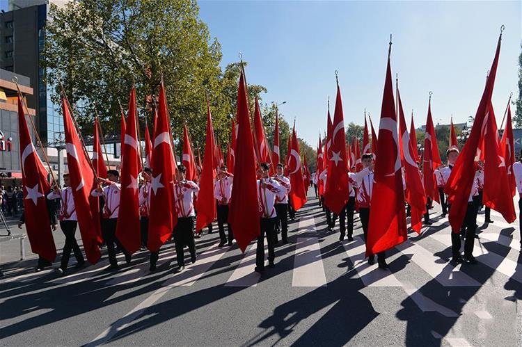 تهنئة بمناسبة إعلان الجمهورية في 29 أكتوبر (تركيا)